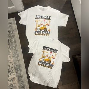 Matching family birthday shirts